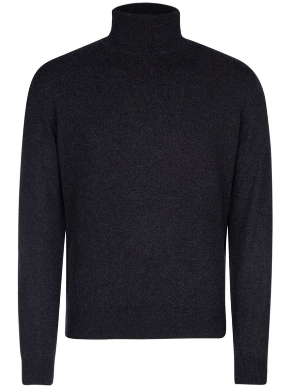 cashmere roll neck jumper - 1