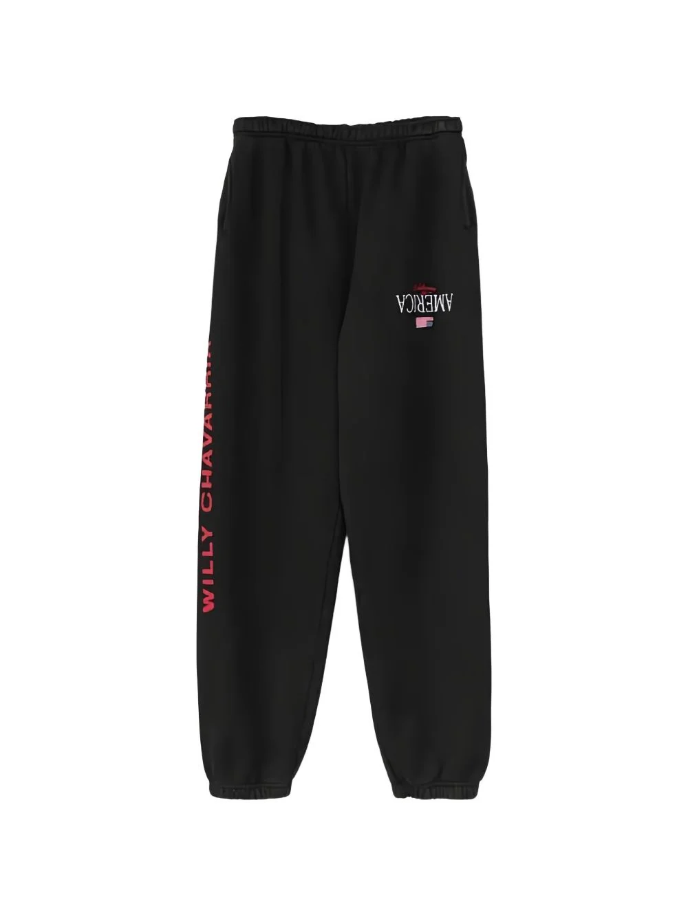 elasticated-waistband track pants - 1