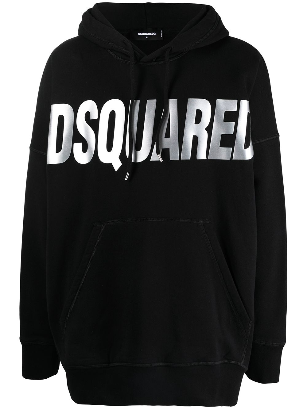 logo-print hoodie - 1