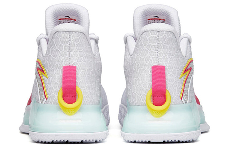 ANTA ANTA Light Crazy 1 Basketball Shoes 'White Pink' 112221607-1 outlook