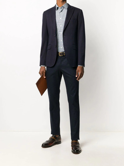 Etro striped single-breasted blazer outlook