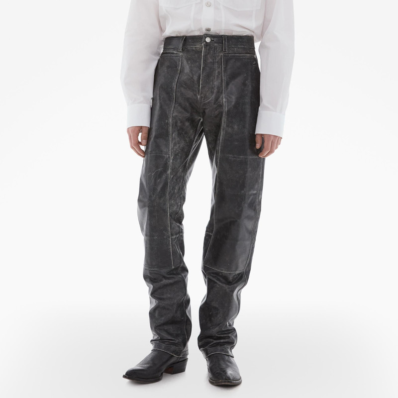 LEATHER CARPENTER PANT 3