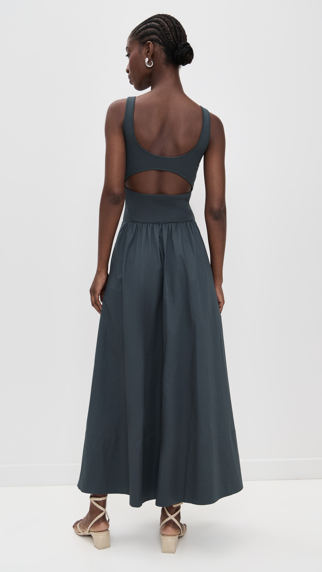 Bateau Cut Out Dress - 2