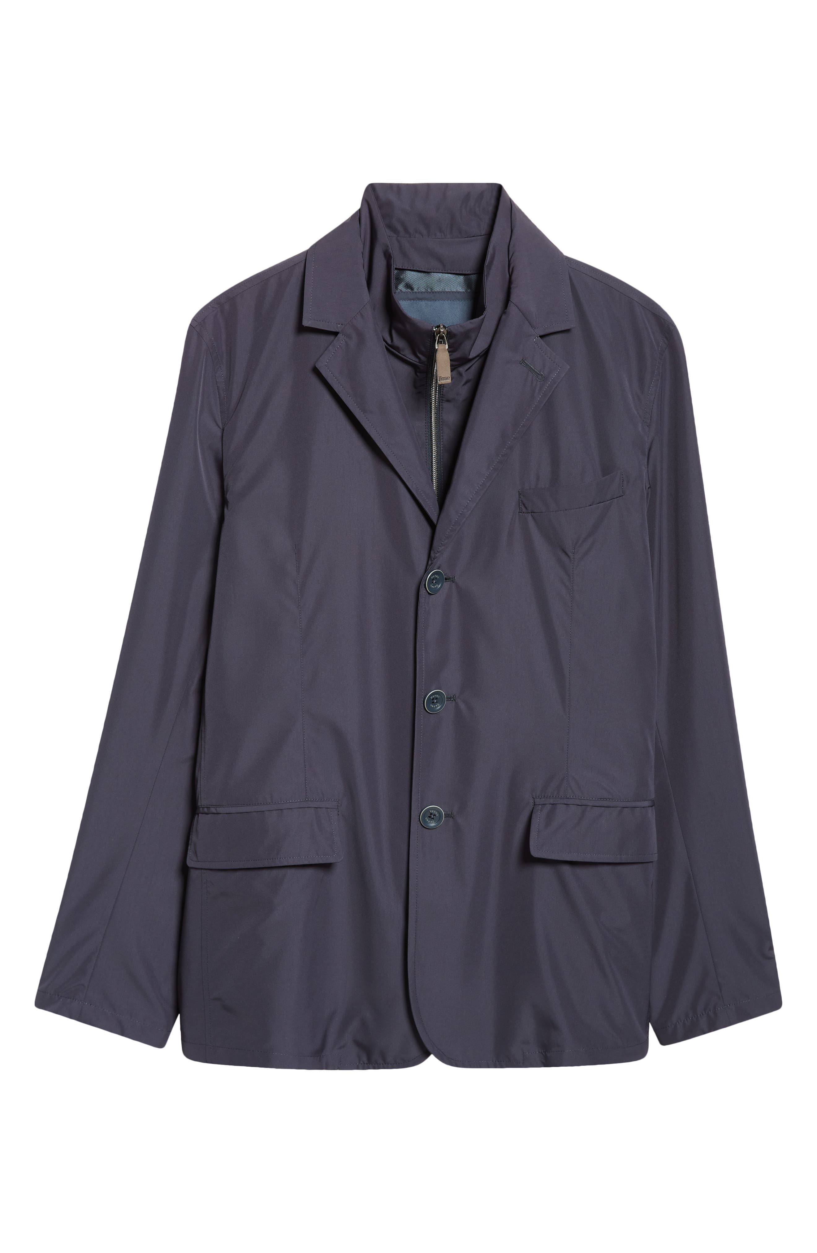 Herno Byron Blazer with Removable Bib in Navy at Nordstrom - 7