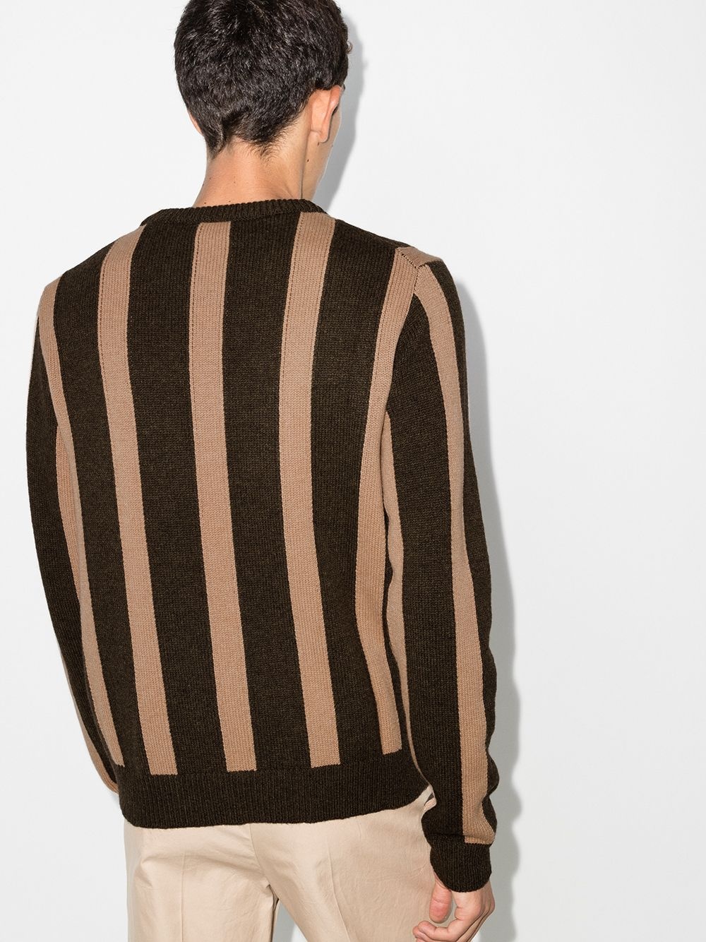 Fox horizontal-stripe jumper - 3