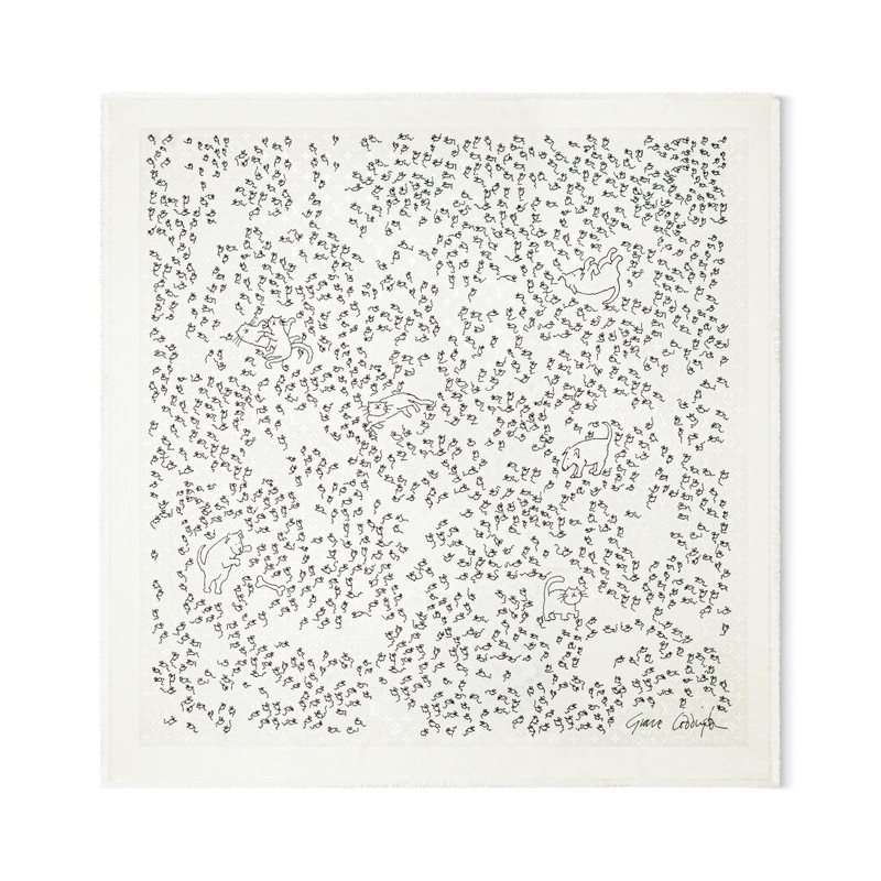 LV Mice Monogram Classique Shawl 1