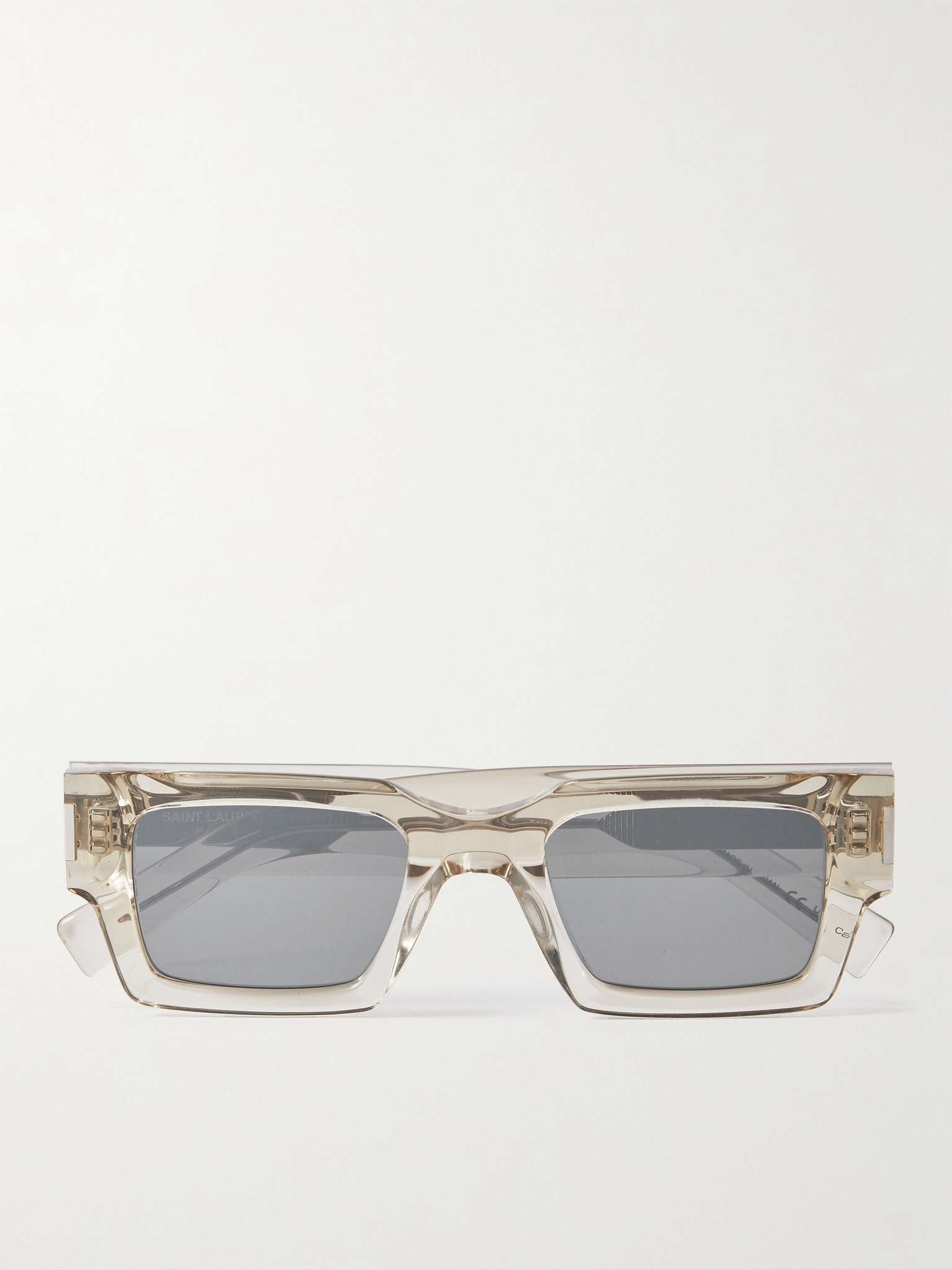 Rectangular-Frame Acetate Sunglasses - 1