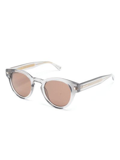 DSQUARED2 transparent round-frame sunglasses outlook