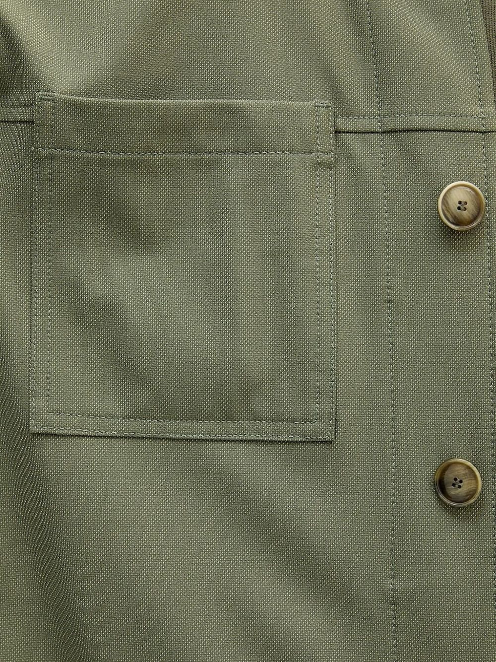 buttoned shirt jacket - 5