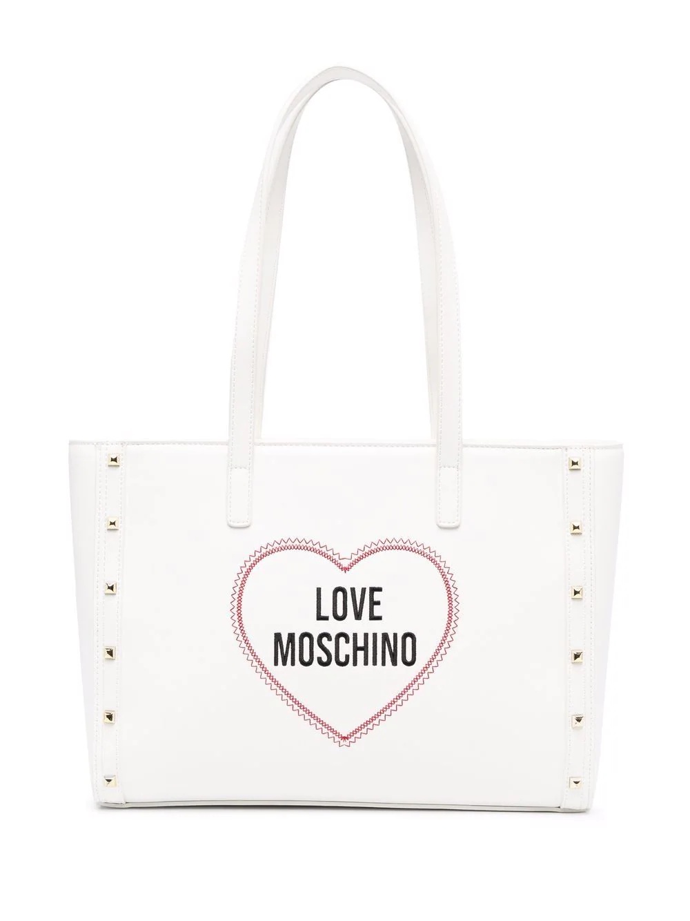 embroidered-logo tote bag - 1