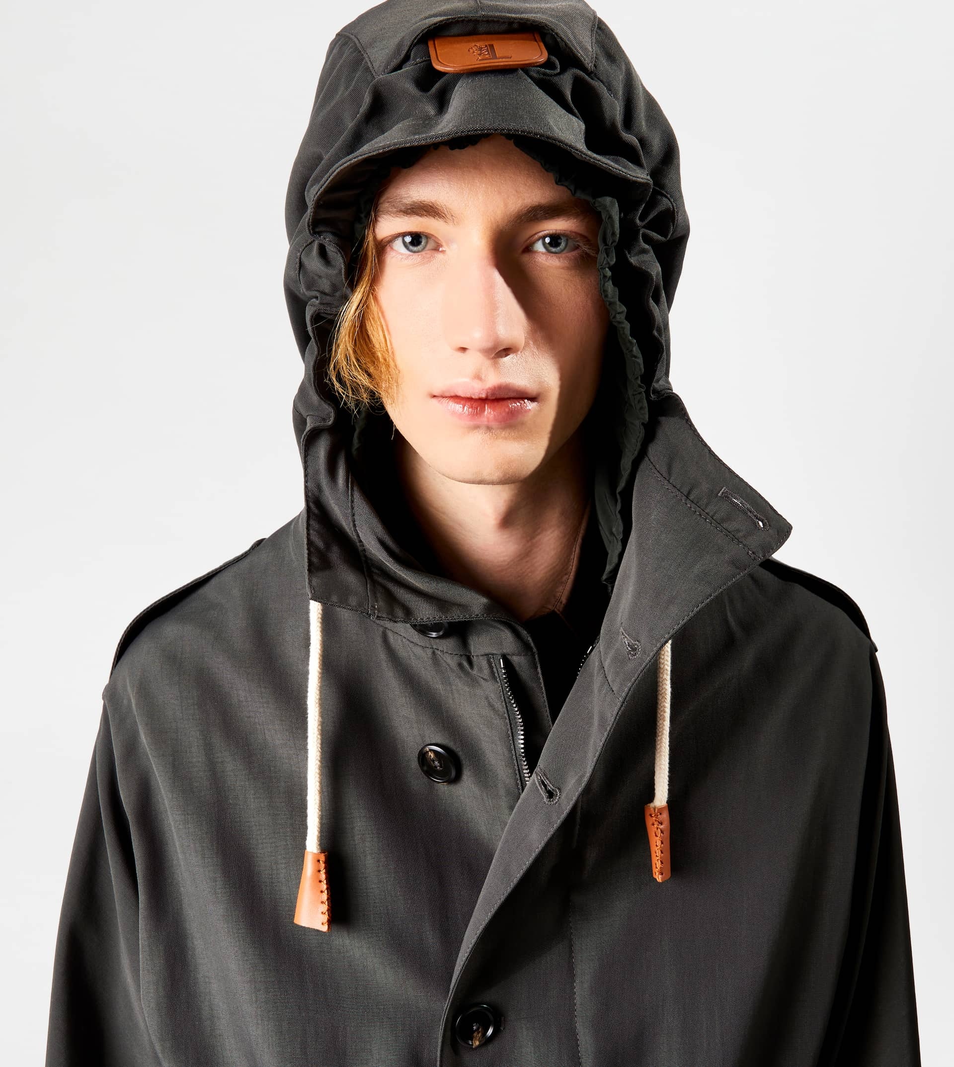HOODED CABAN - GREEN - 5