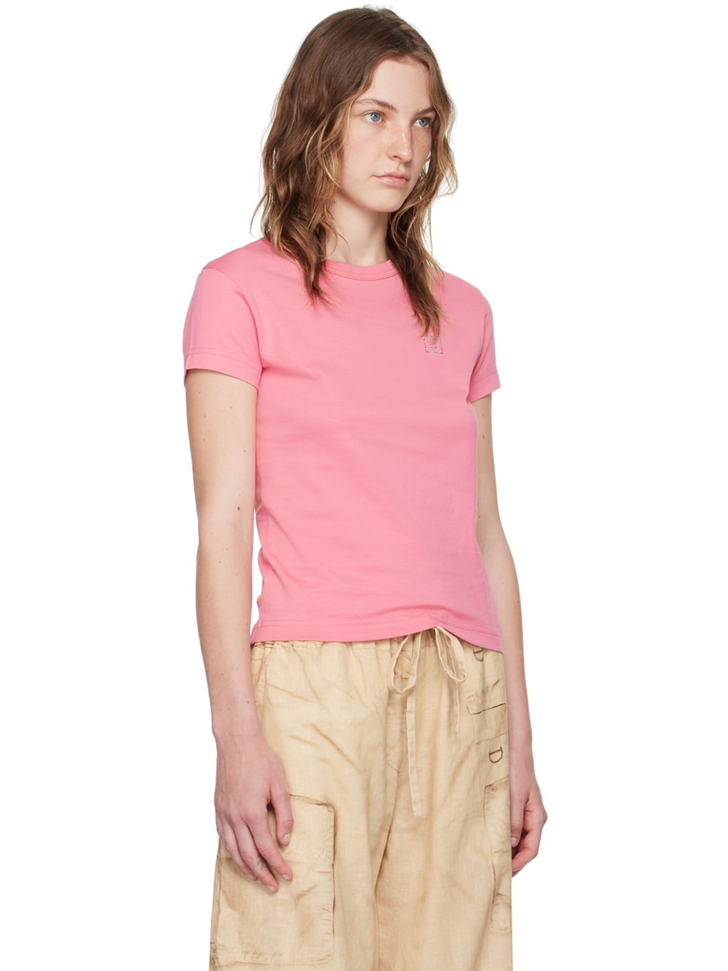 Pink Crewneck T-Shirt - 2
