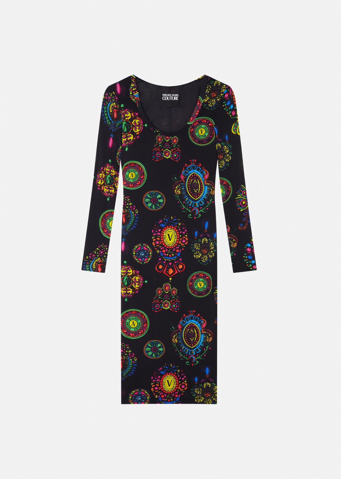 Regalia Print Midi Dress - 1