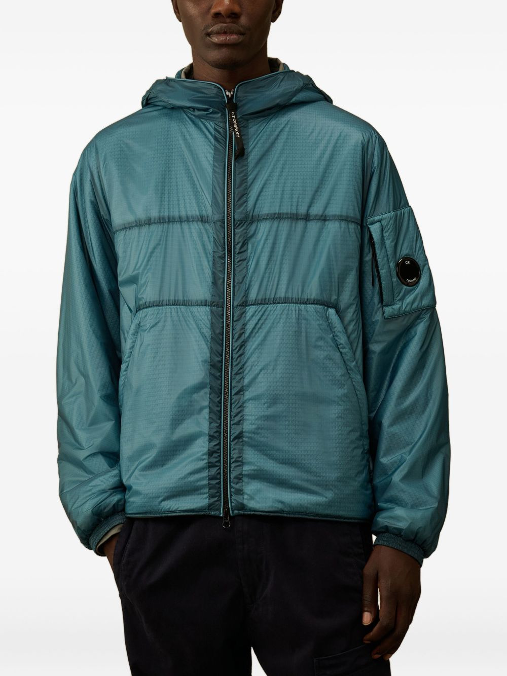 hooded quilted jacket - 3