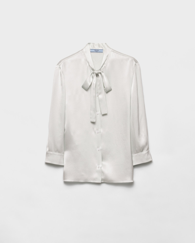 Satin crepe shirt 1