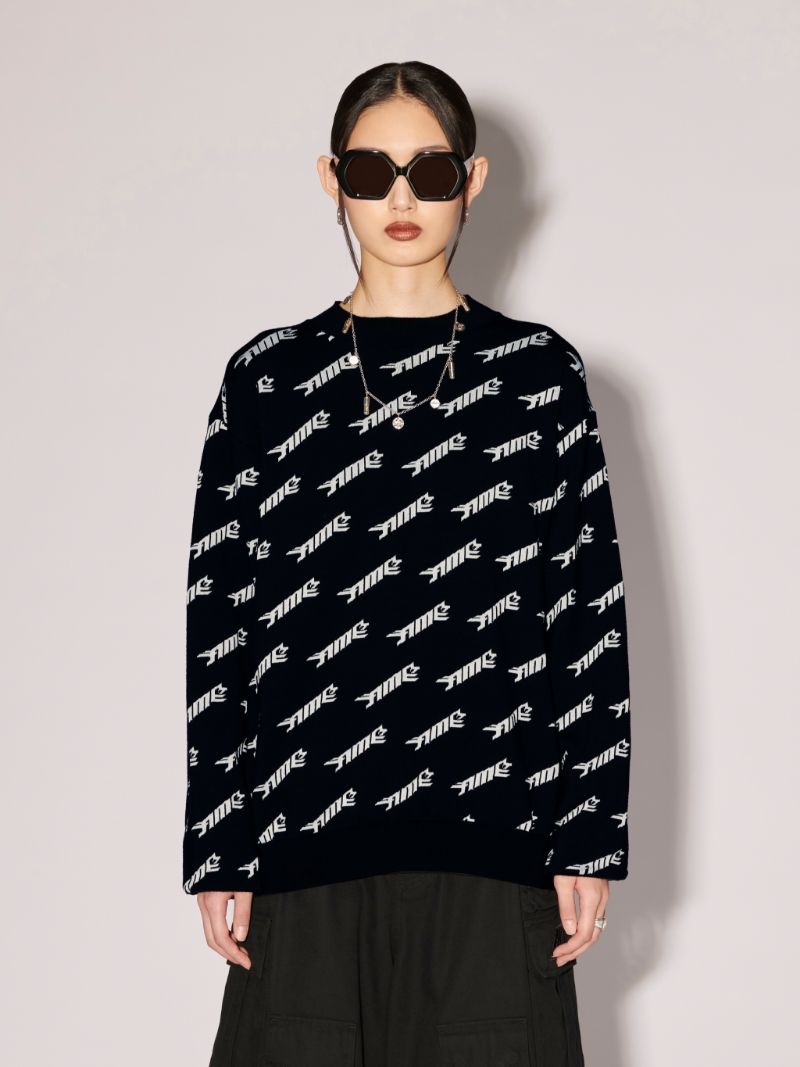 All Over Crewneck Sweater - 5