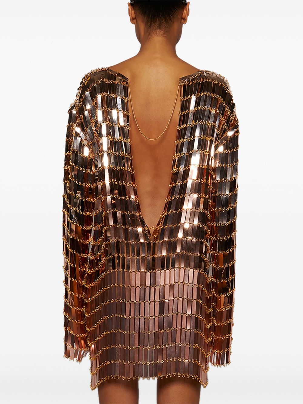 long sleeve mini dress - 5