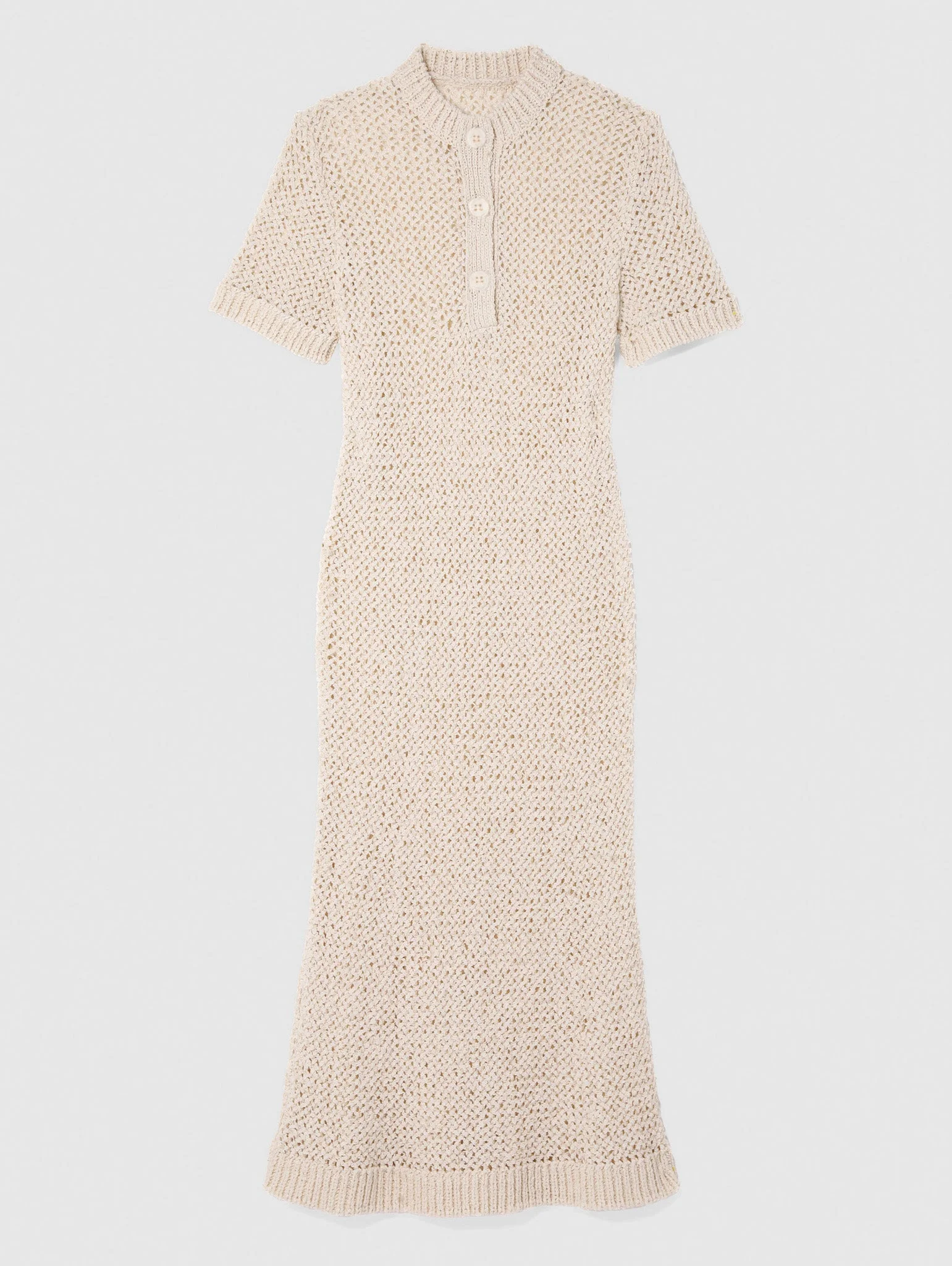 OLLIE OPEN-KNIT DRESS - 1