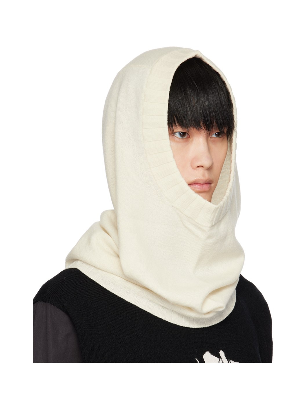 Off-White Lambswool Huge Balaclava - 2