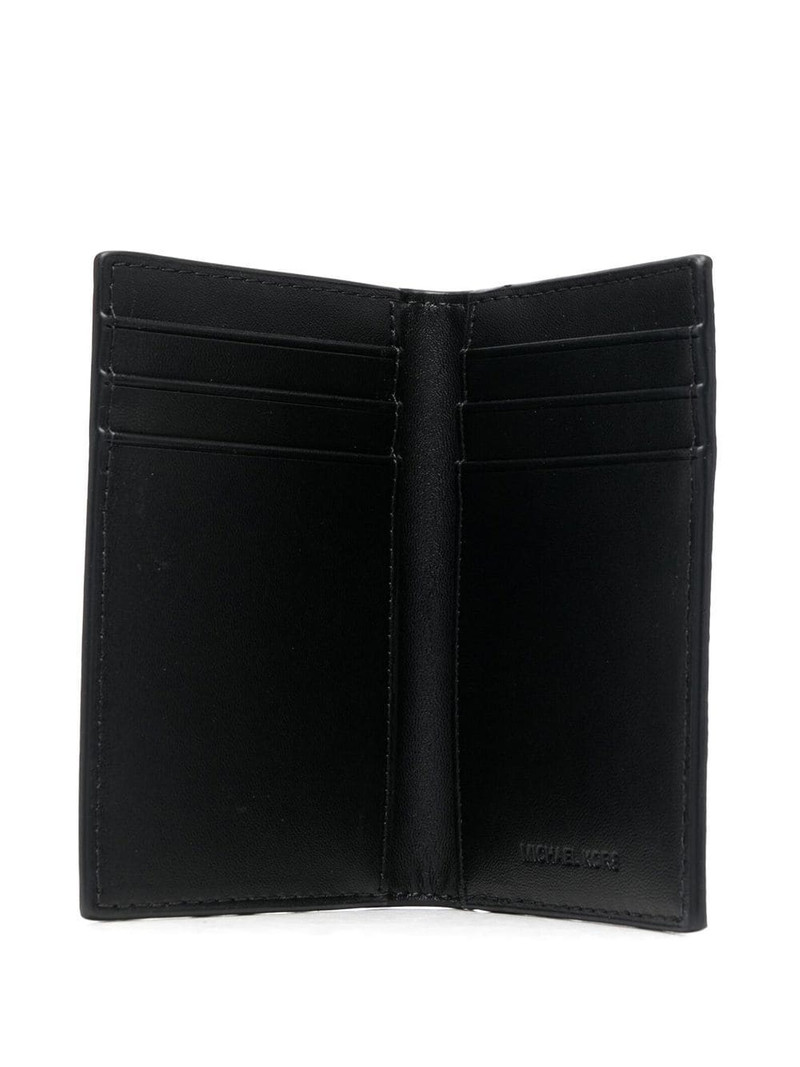 monogram-print leather cardholder 3