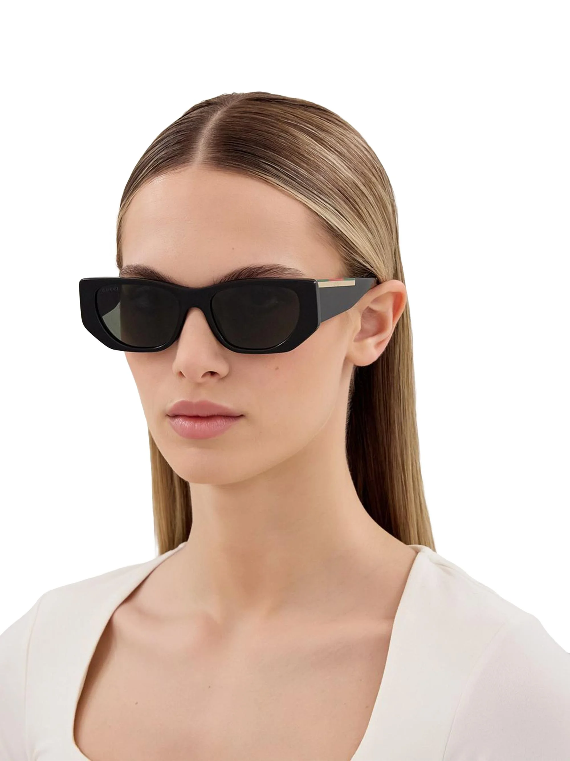 Women's Subtle Web 53MM Geometric Sunglasses - Black - 1