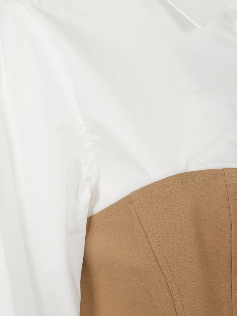 Lidey corset-style panelled shirt 3