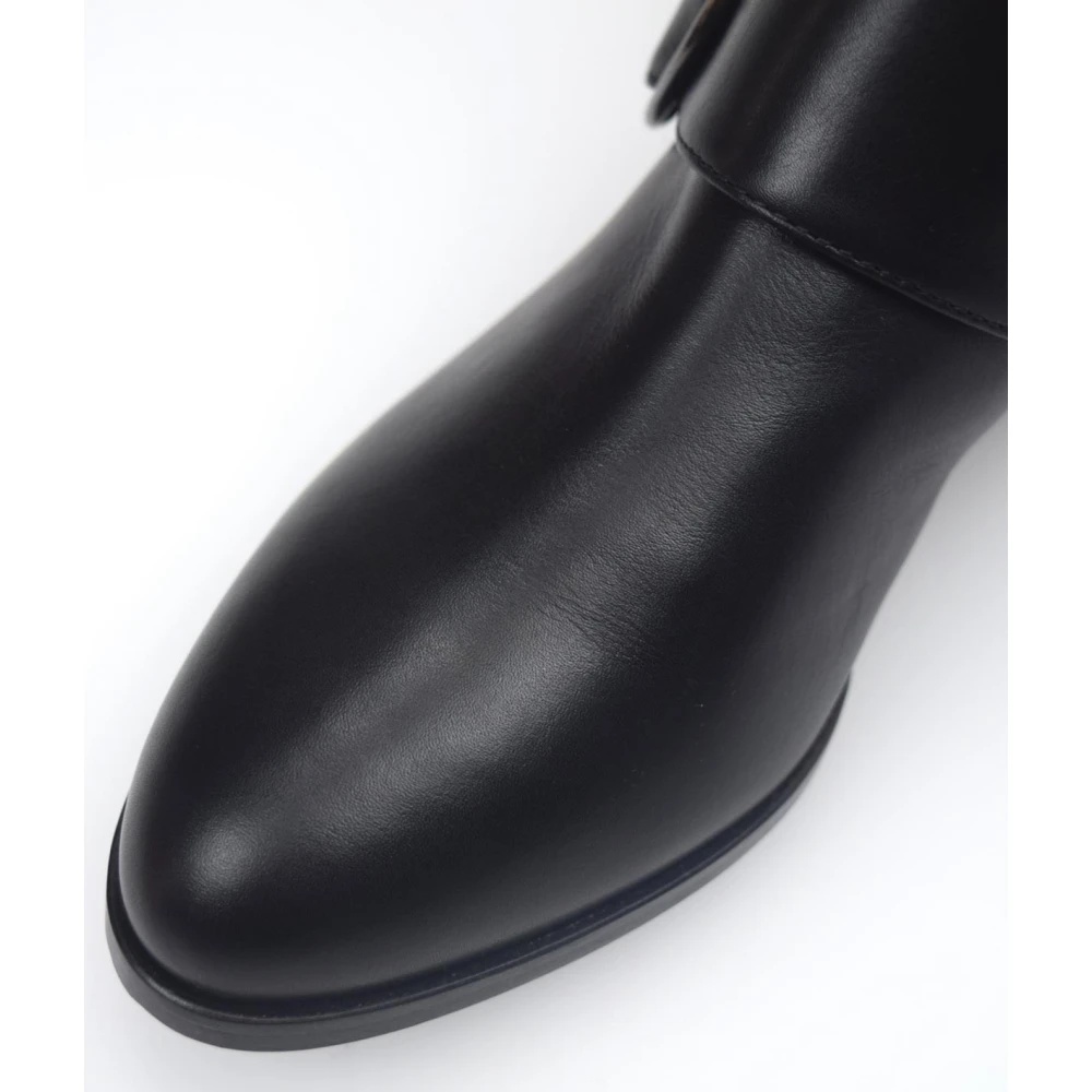 DALLAS LEATHER BOOT WITH NEOPRENE - 5