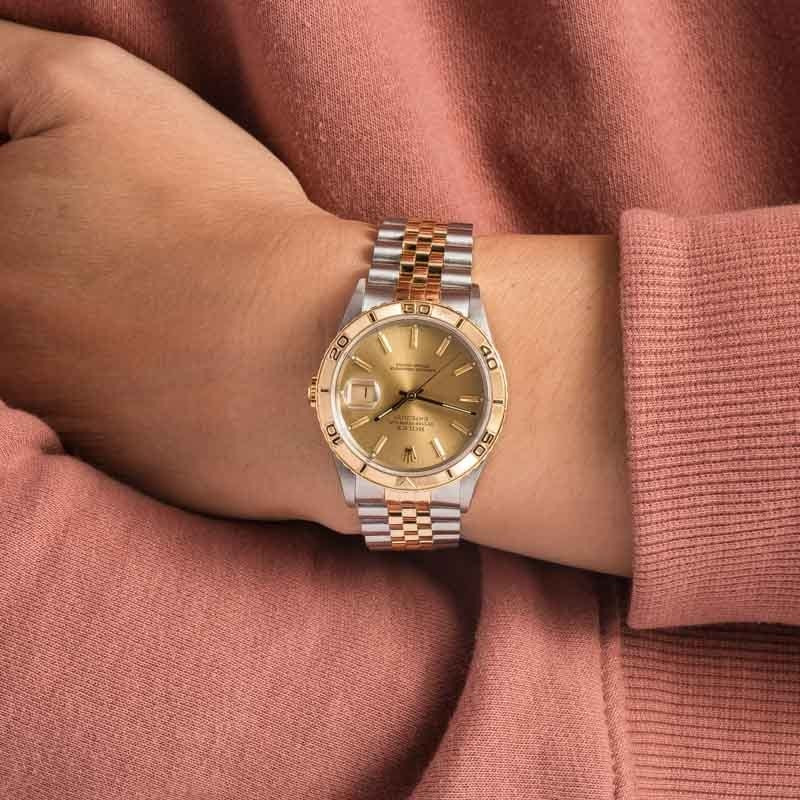 180560 Pre-owned Rolex Thunderbird "Turn-o-Graph" Datejust 16263 - 5