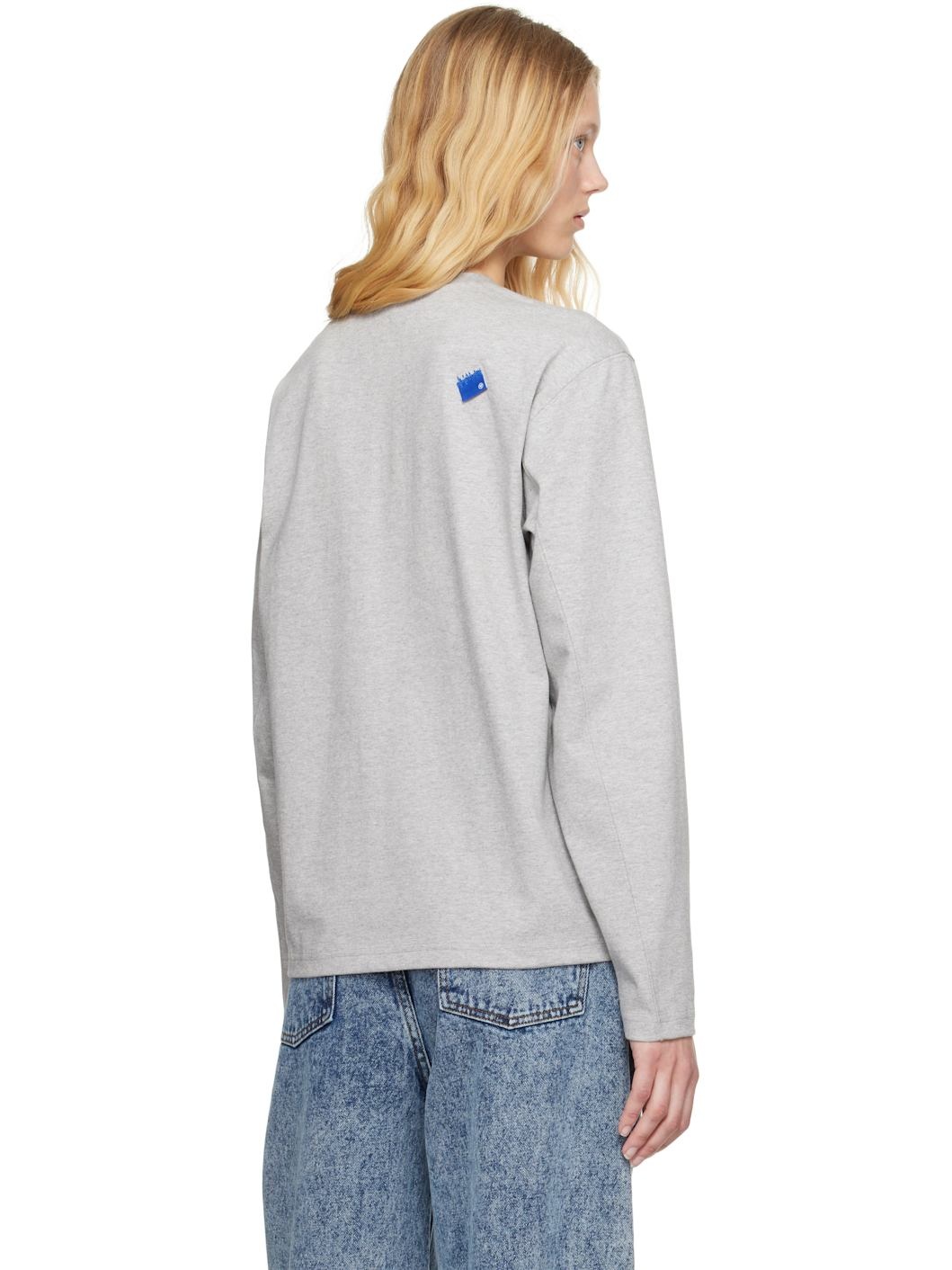 Gray Sig; BL Tag 01 Long Sleeve T-shirt - 3