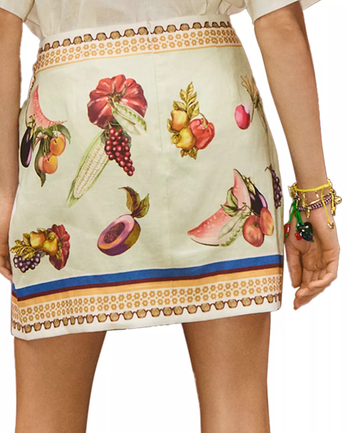 Mercado Fruit Print Skirt - 3