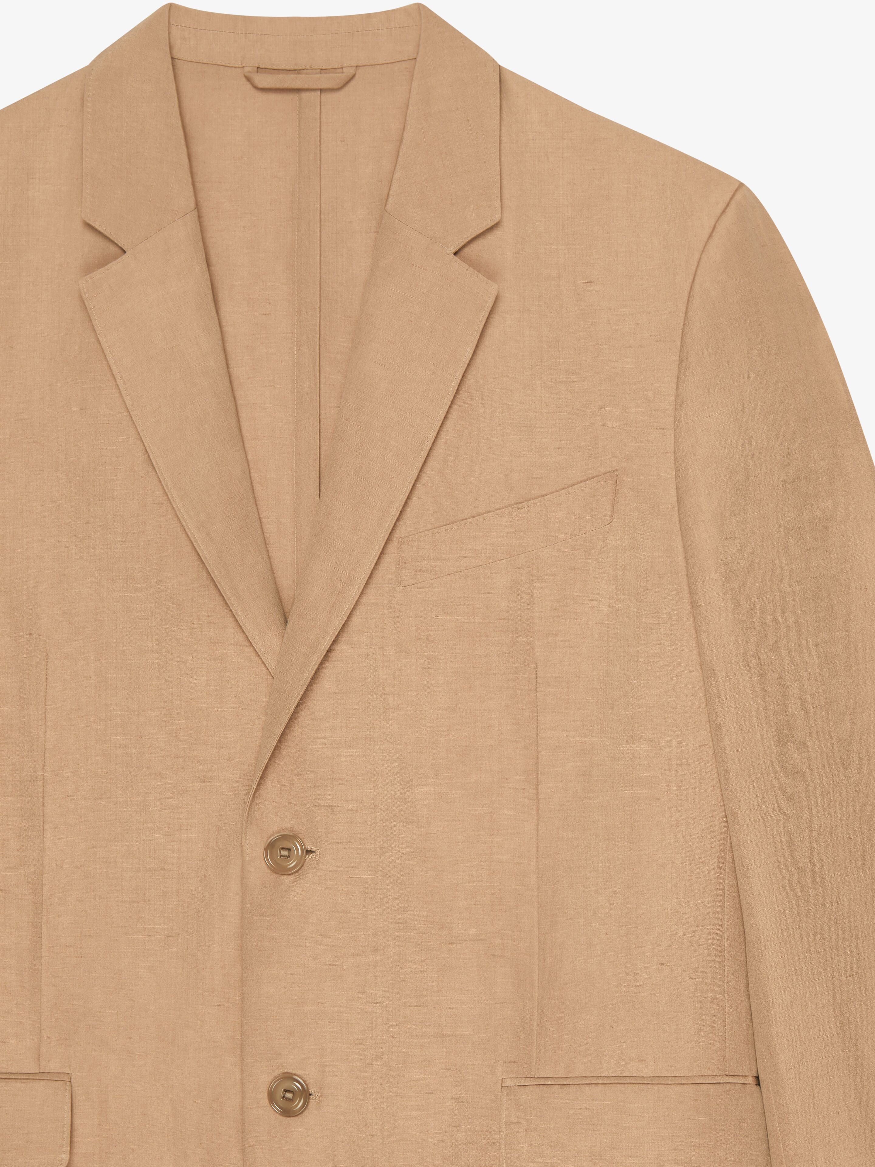 JACKET IN LINEN - 5