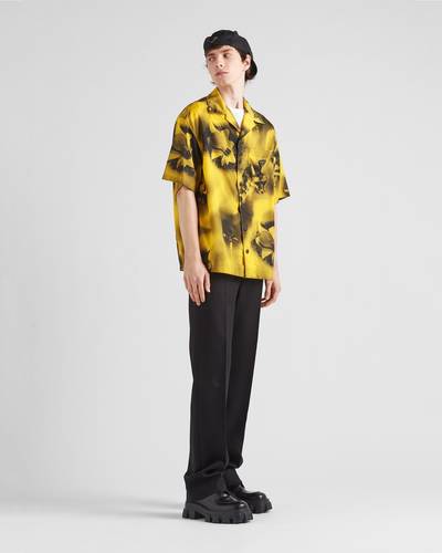 Prada Short-sleeved printed Re-Nylon shirt outlook