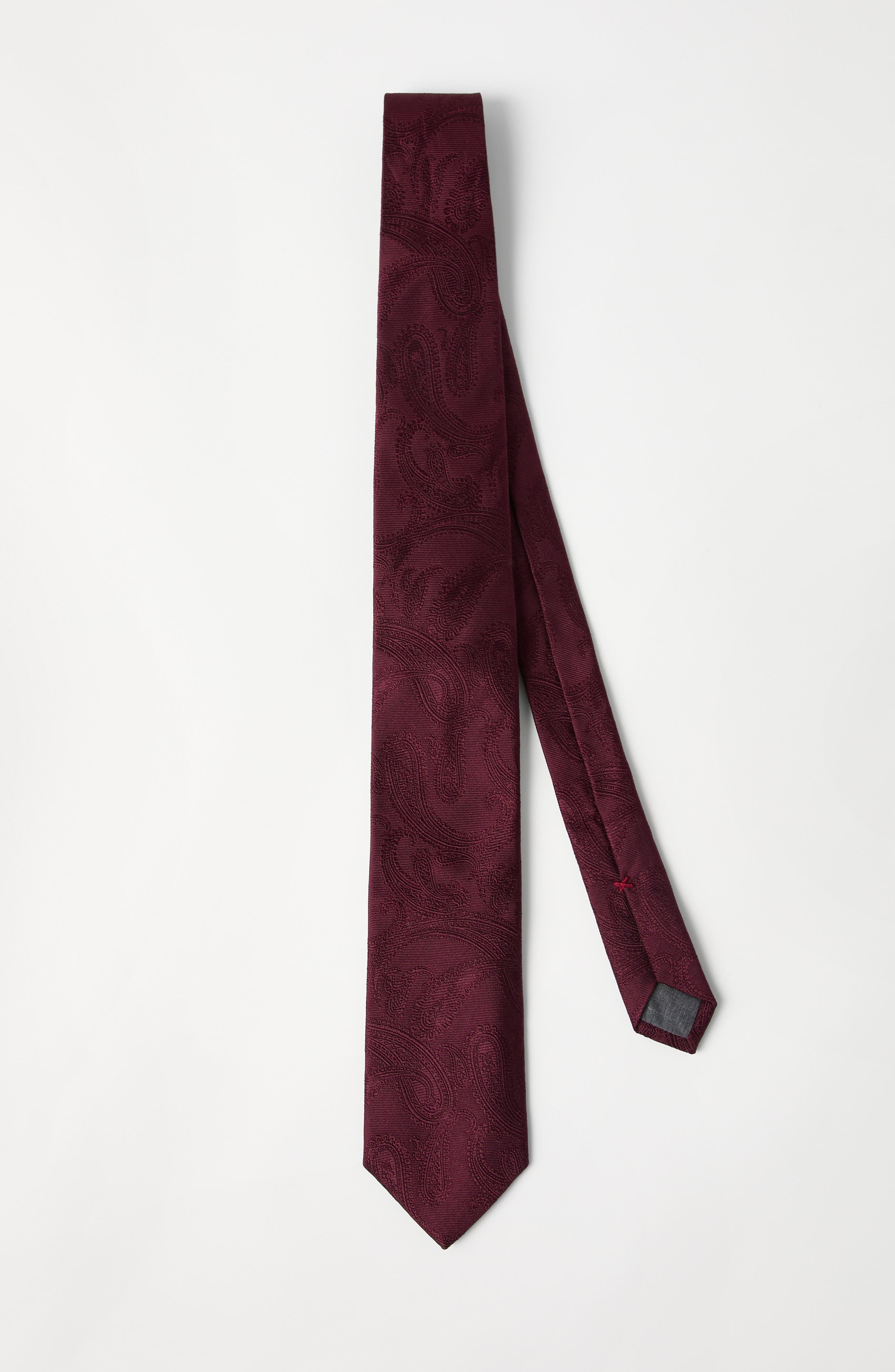 Brunello Cucinelli Silk tie with pattern in Amaranth at Nordstrom - 2