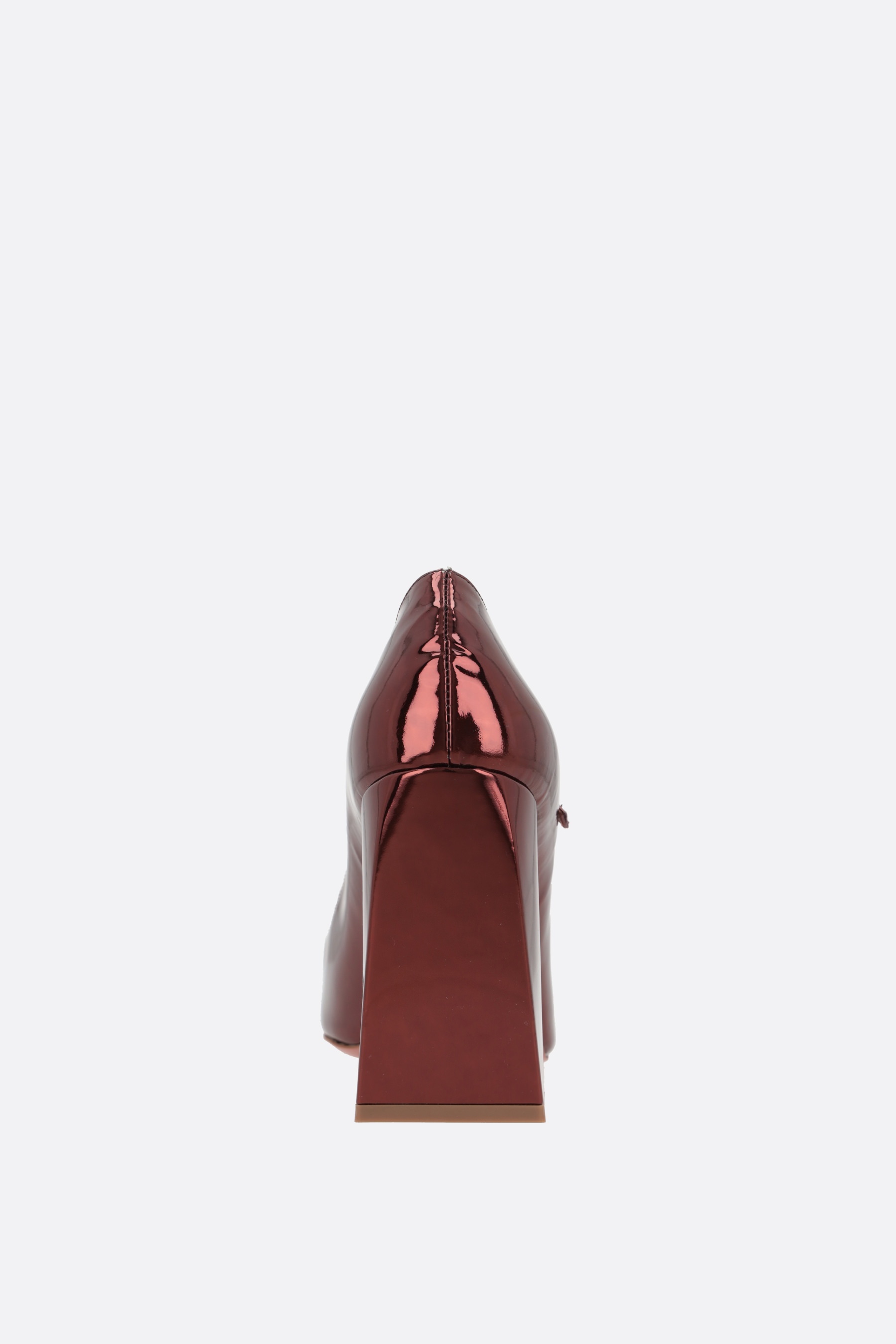 パンプス AMINA MUADDI Charlotte mirror-effect leather mary-jane pumps Amina Muaddi CHARLOTTE MIRROR-EFFECT LEATHER MARY-JANE PUMPS