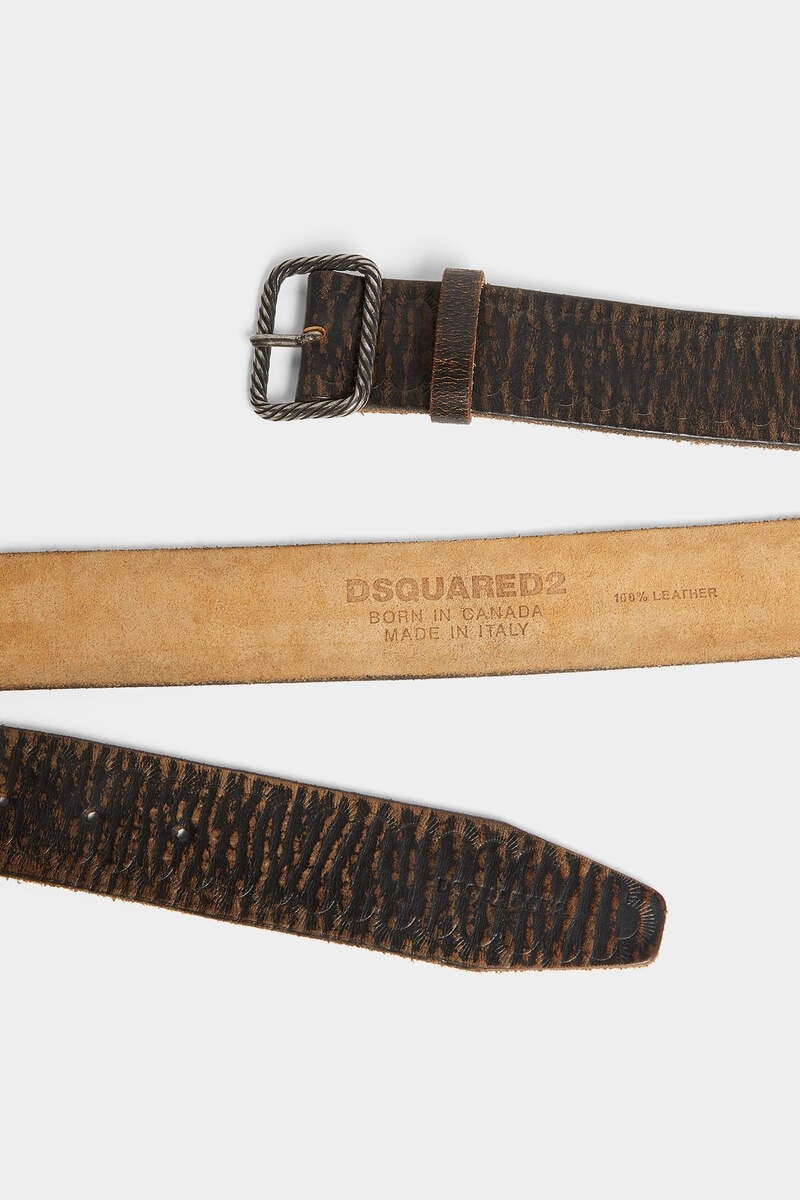 VINTAGE BUCKLE SCALLOP BELT - 4