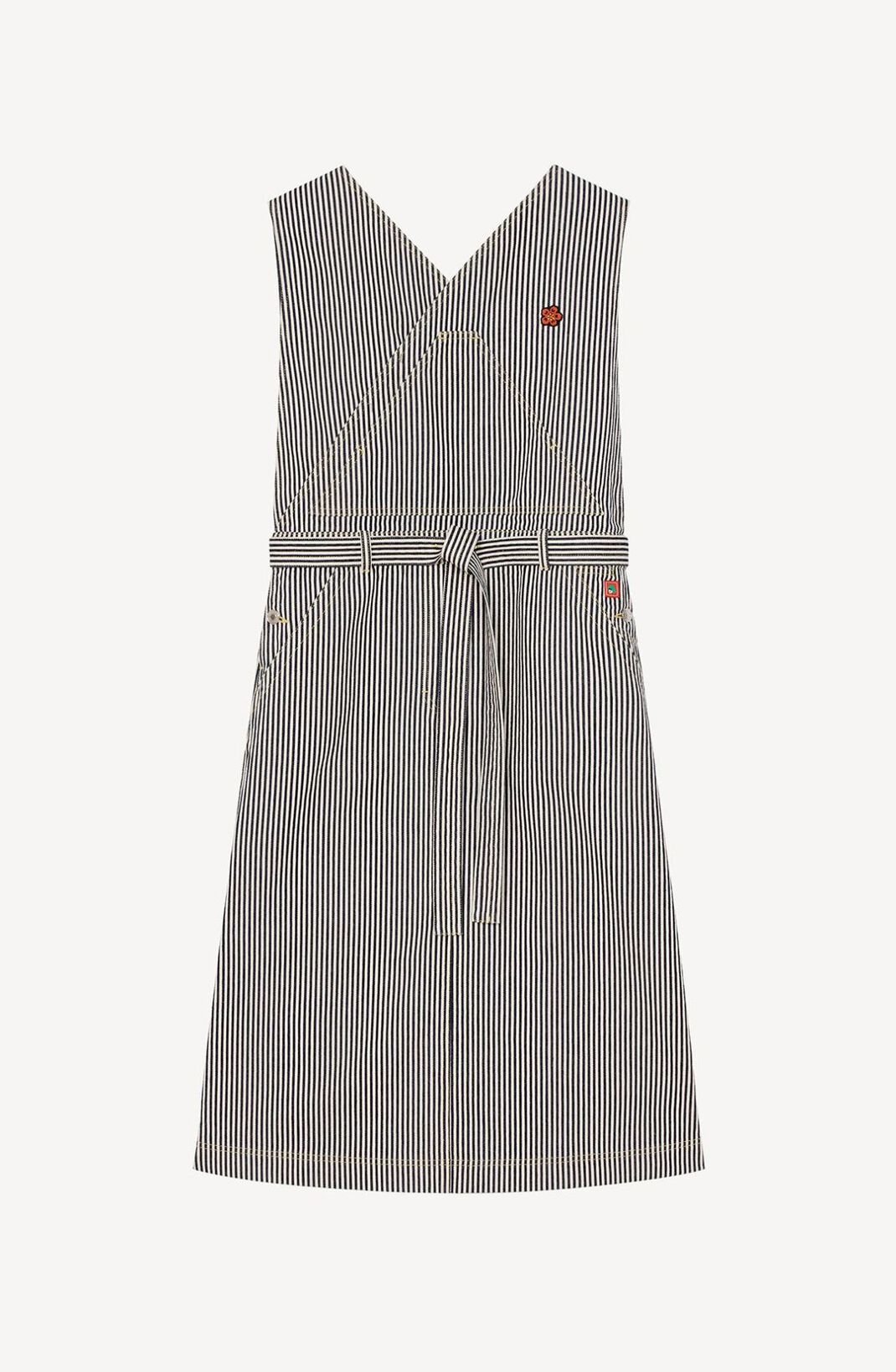 Striped denim dress - 1