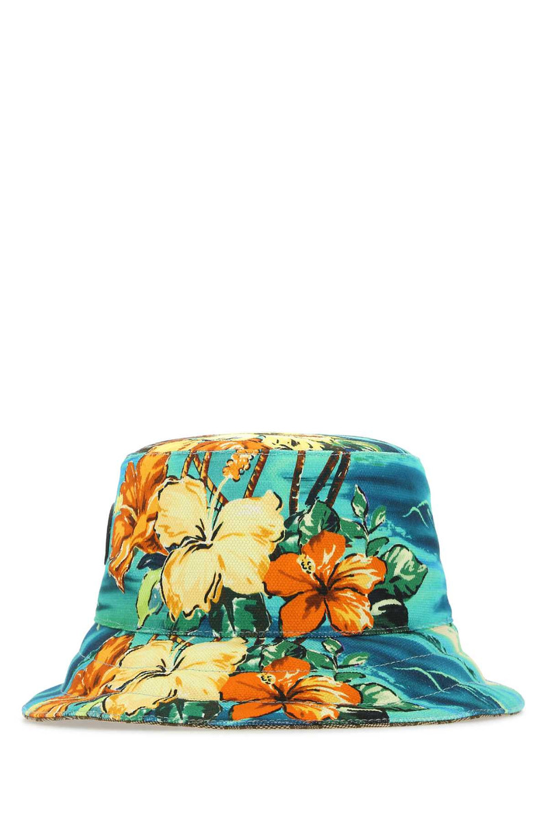 Gucci Women Printed Cotton Blend Hat - 1