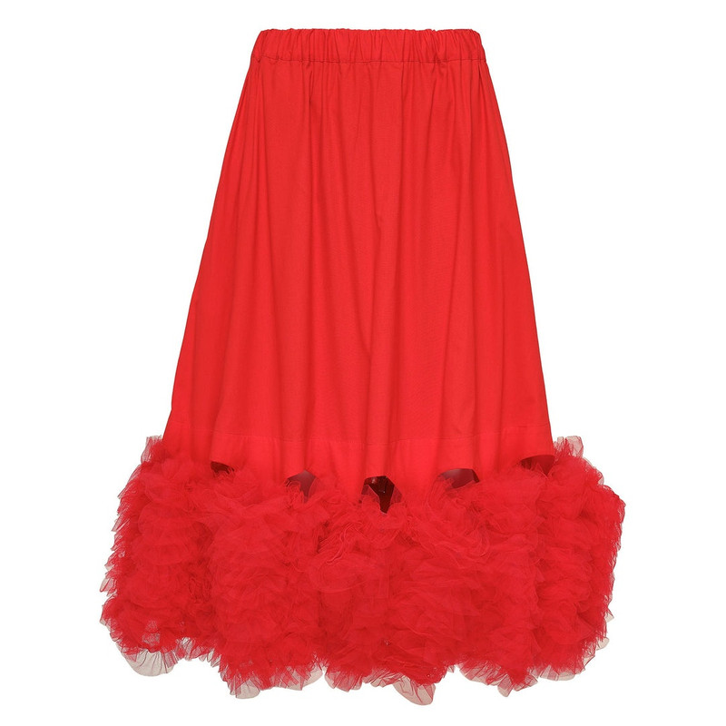 Cotton Broad Tulle Skirt - 1