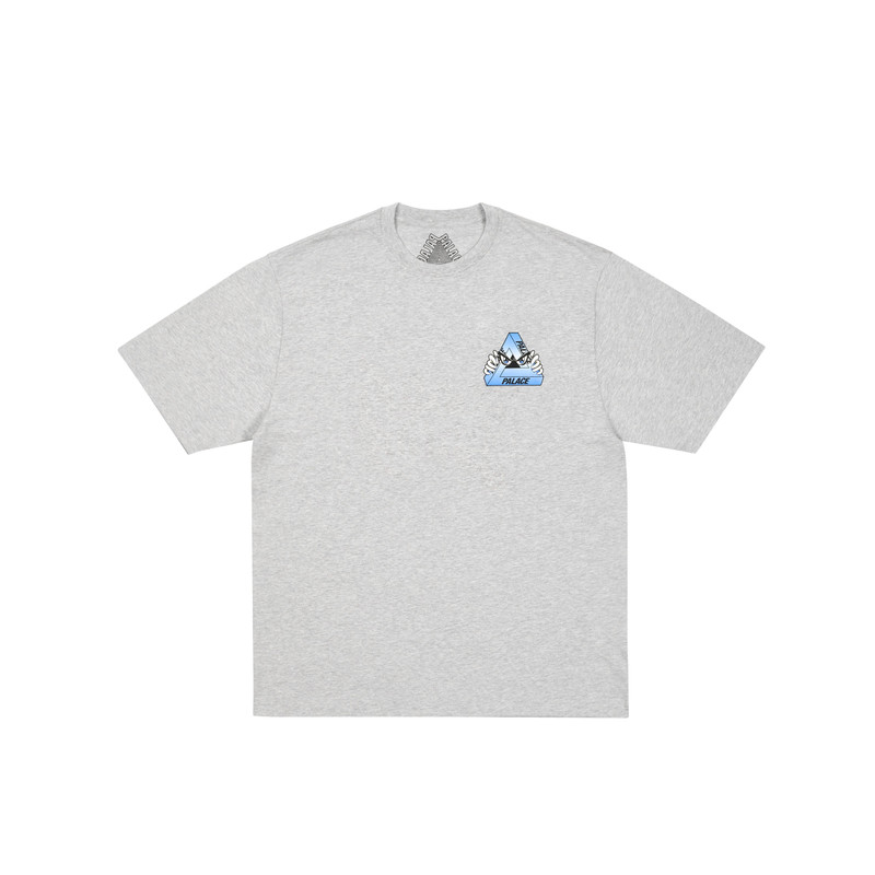 PALACE TRI-PEEK T-SHIRT GREY MARL outlook