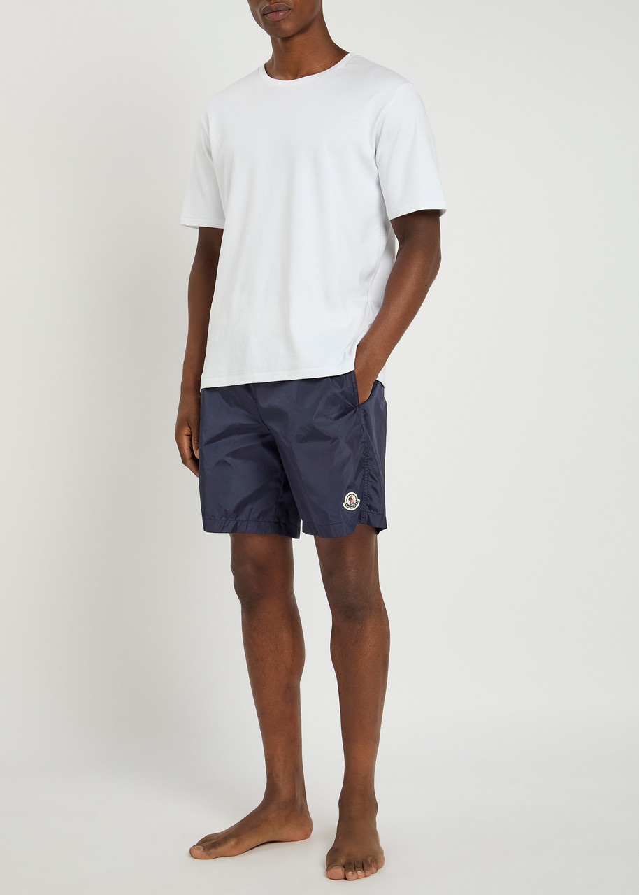 Moncler Logo-appliquéd Shell Swim Shorts - 4