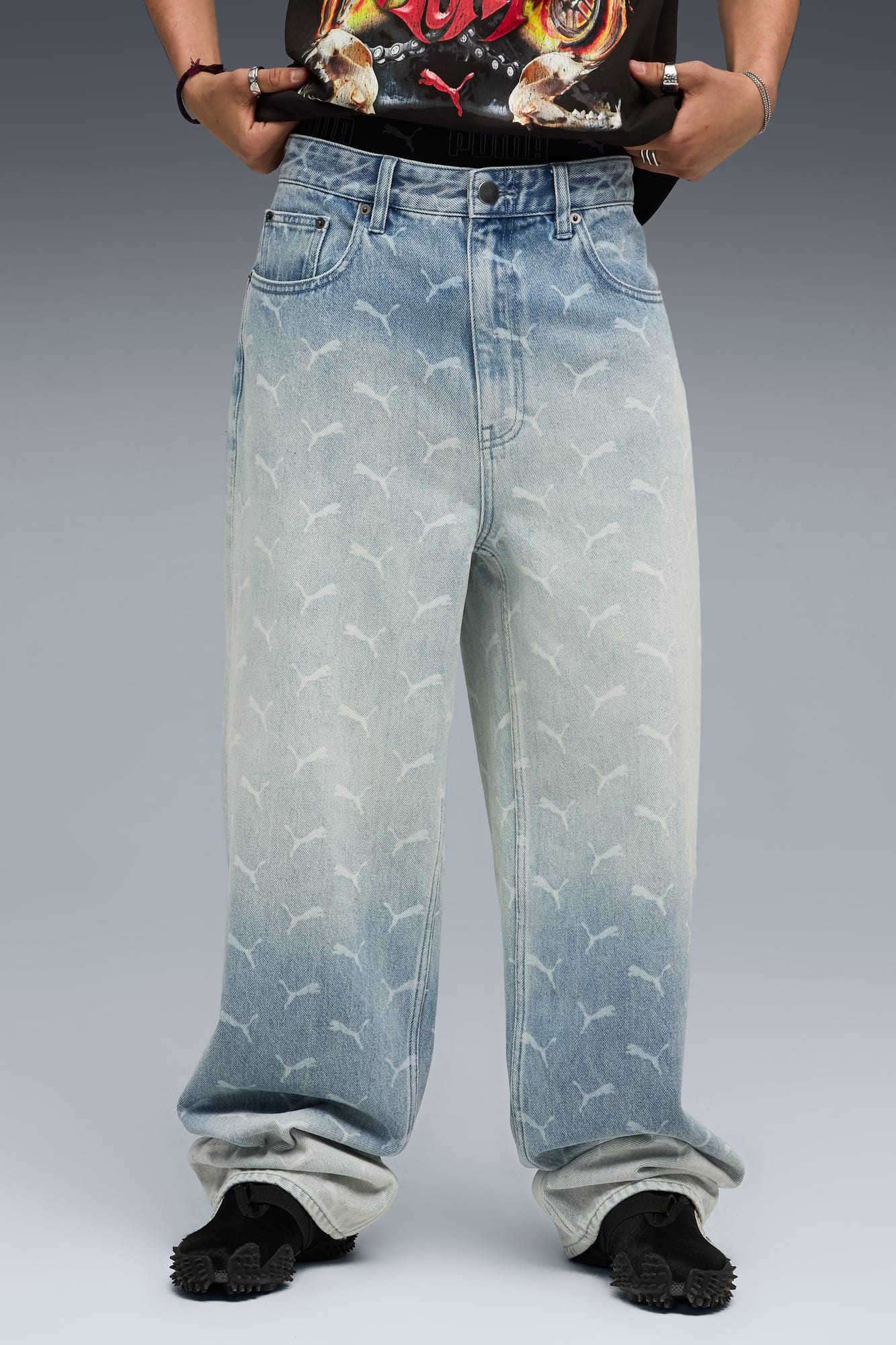 A$AP ROCKY x PUMA Men's Laser Monogram Denim - 3