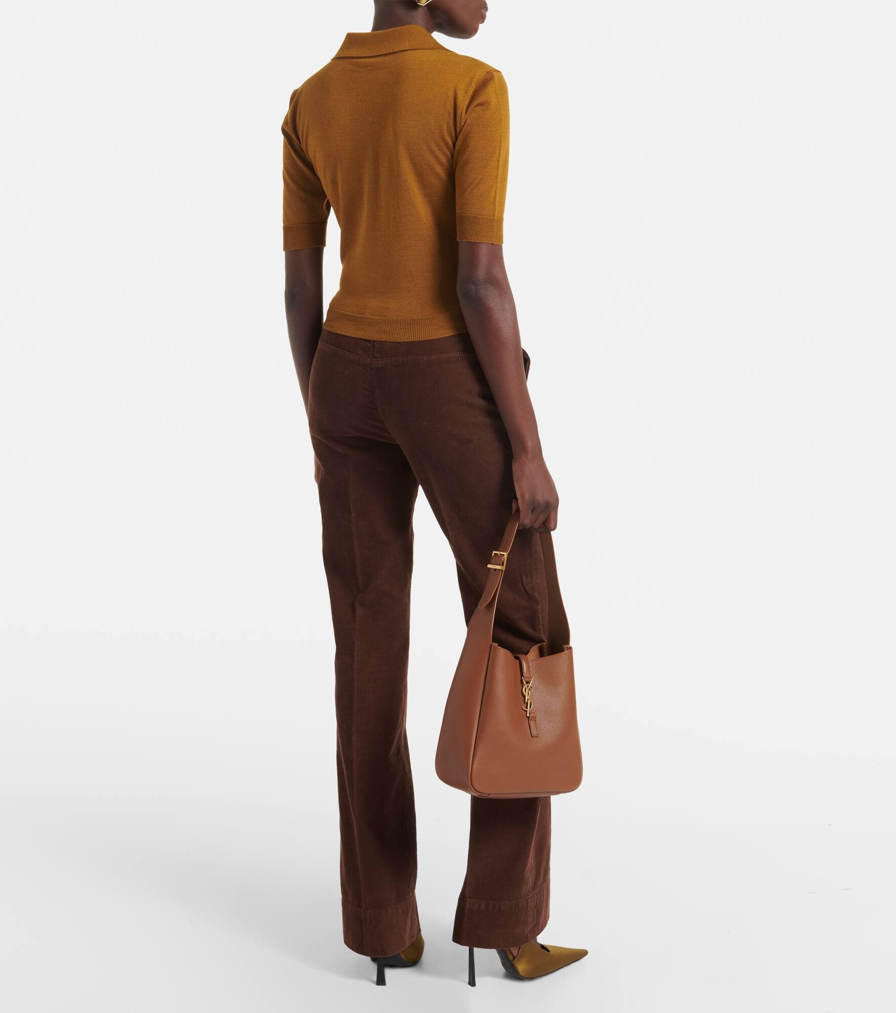 Cashmere, wool and silk polo shirt - 3