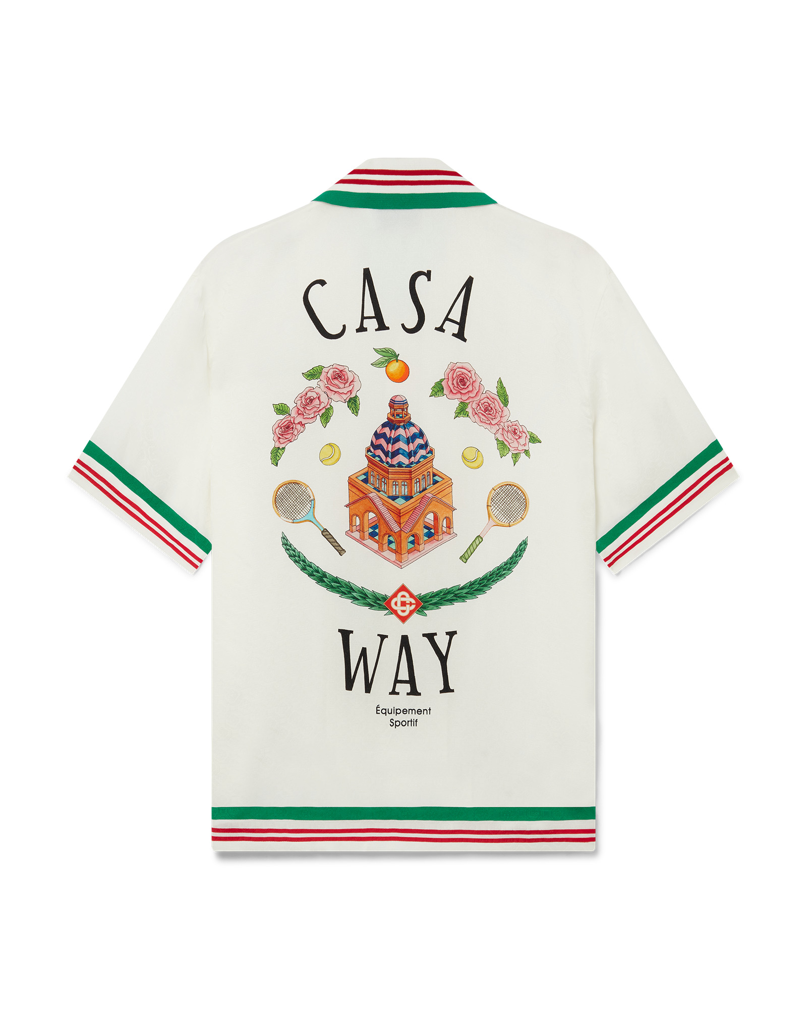 Casa Way Knitted Collar Silk Shirt - 2