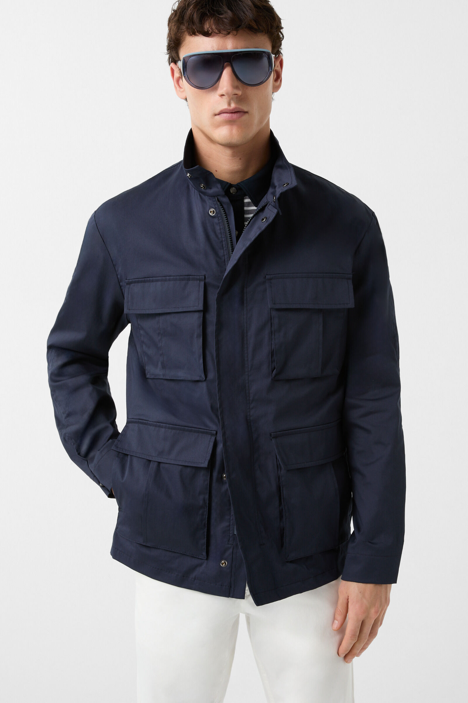 Fieldjacket Errol in Navy blue - 2