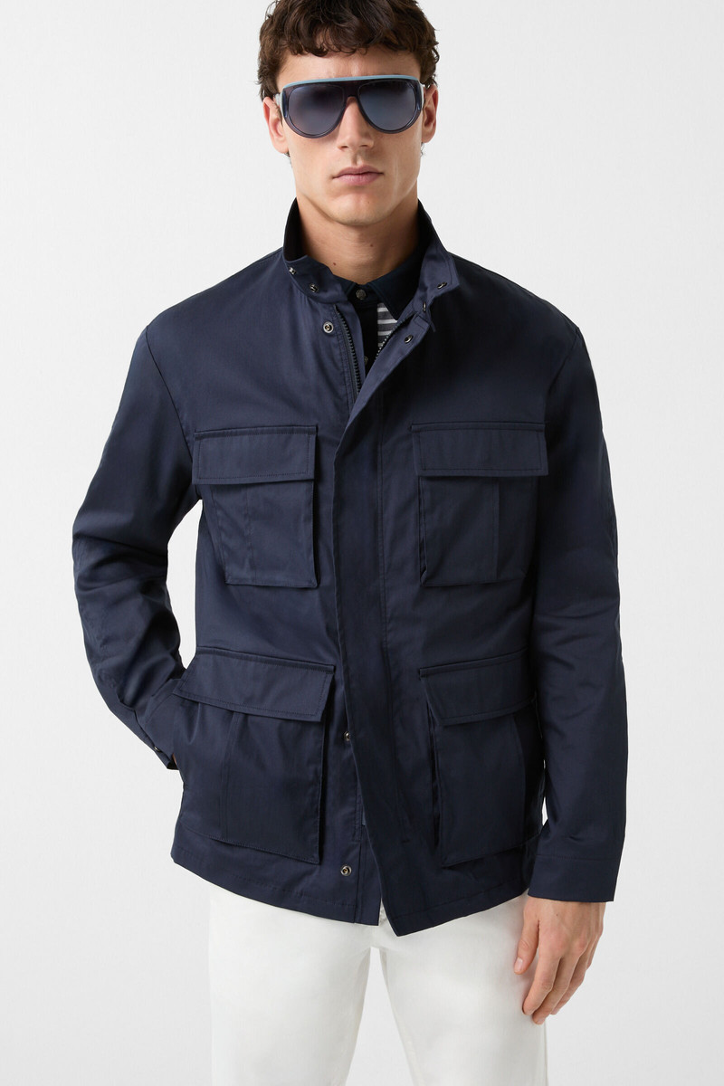 Fieldjacket Errol in Navy blue 2