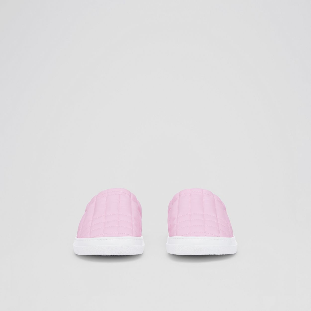 Logo Detail Quilted Nylon Slippers - 5