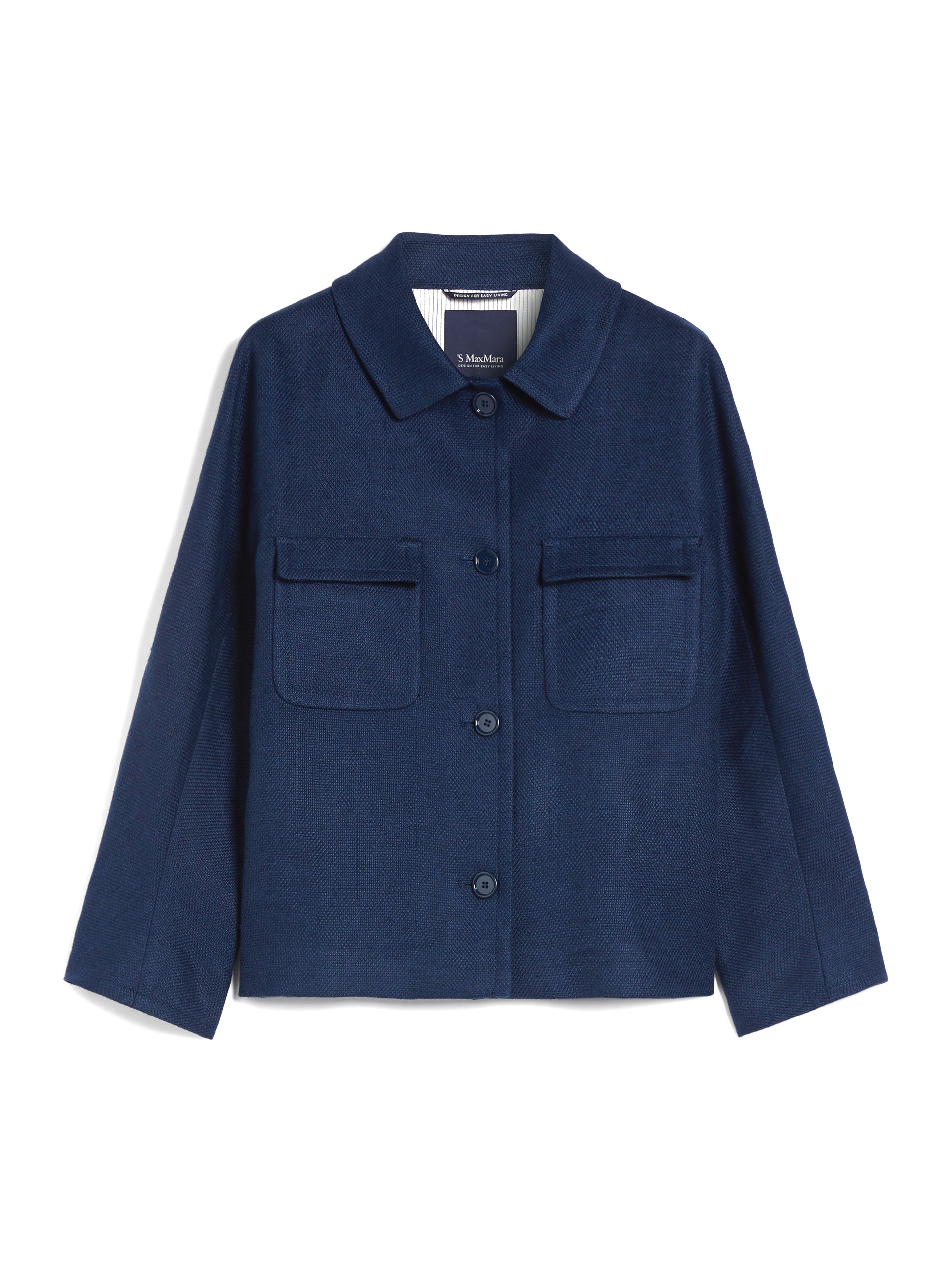 MONIA Linen and cotton boxy jacket - 1