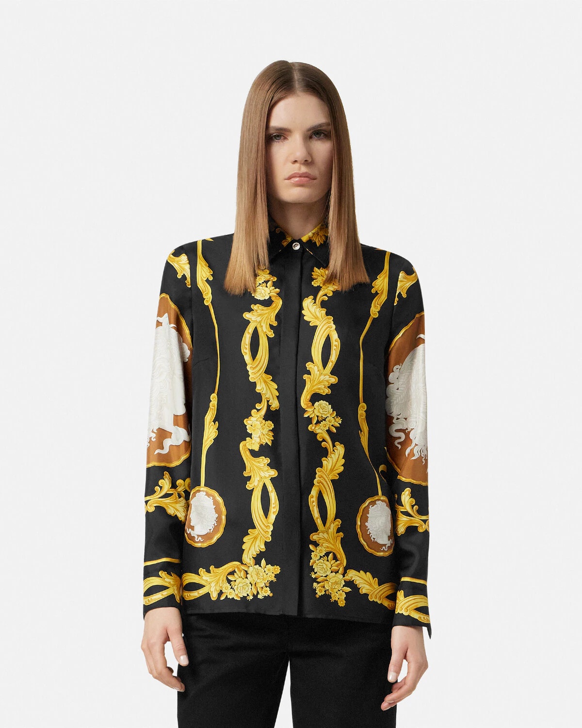 Cameo Silk Shirt - 4