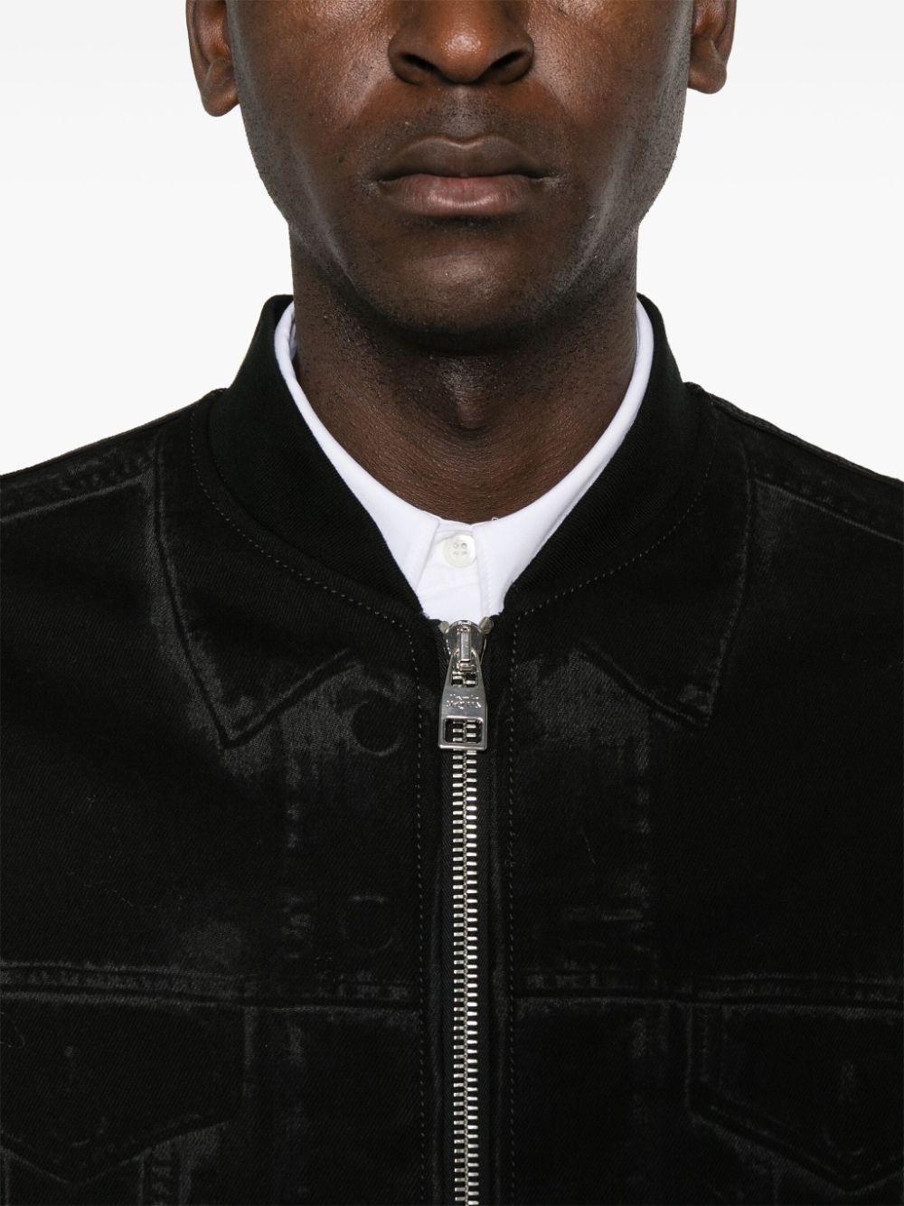 DENIM BOMBER JACKET - 5