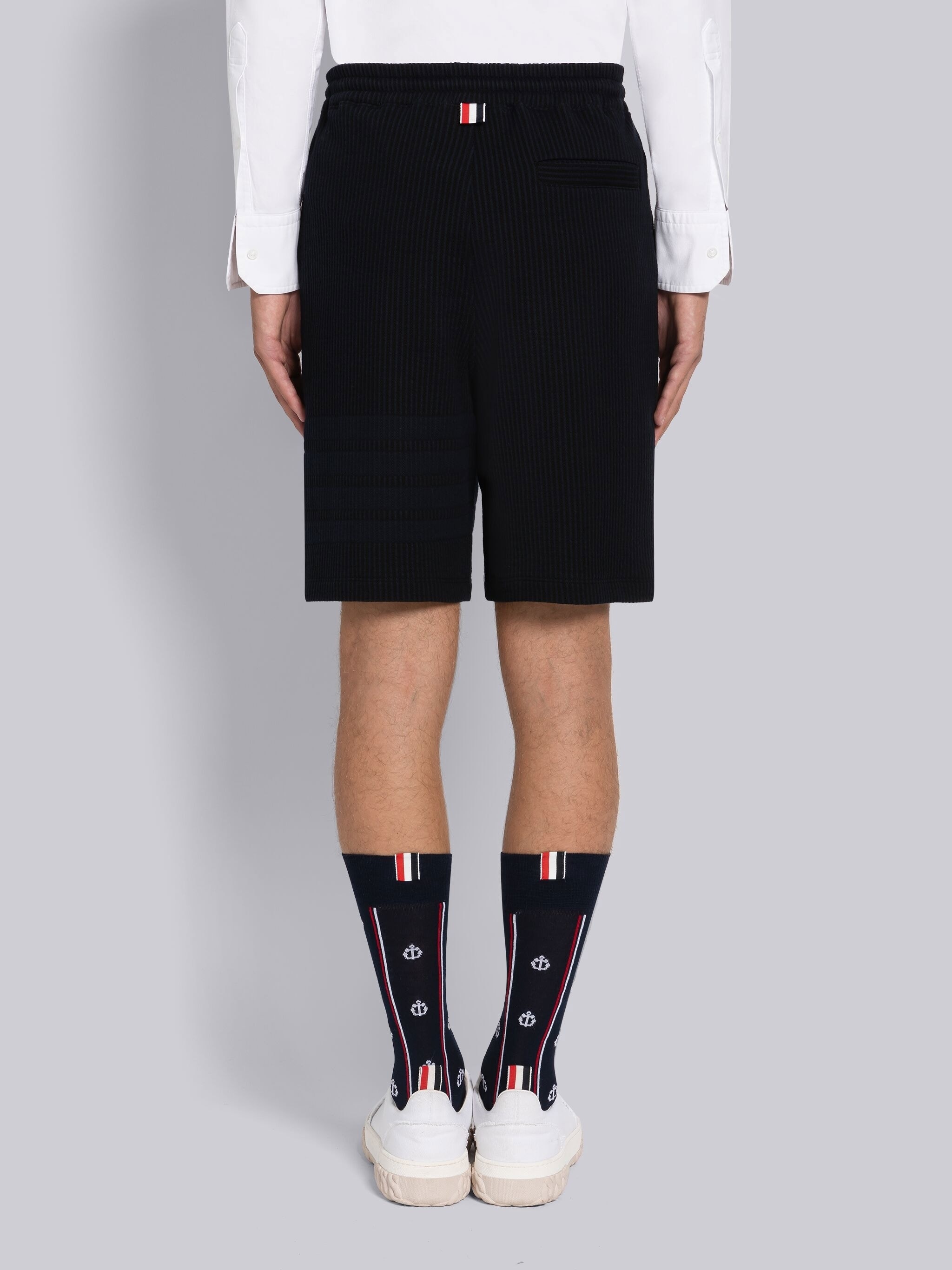 Seersucker Loopback Sweatshorts - 3